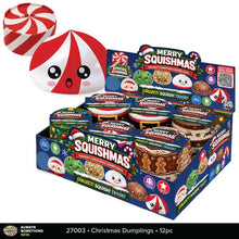 Load image into Gallery viewer, Fun Doh Merry Squishmas Christmas Dumpling Squishy Toy - Squishmas