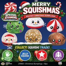 Load image into Gallery viewer, Fun Doh Merry Squishmas Christmas Dumpling Squishy Toy - Squishmas
