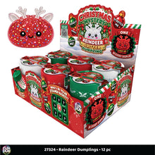 Load image into Gallery viewer, Fun Doh Squishmas Christmas Mystery Reindeer Dumpling Squishy Toy - Squishmas