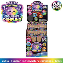 Load image into Gallery viewer, Fun Doh Squishy Mystery Mini Petite 2.5" Dumpling Squishies