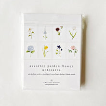 Load image into Gallery viewer, Garden Flowers Assorted Notecard Set