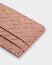 Load image into Gallery viewer, Gift Boxed Woven Keychain & Card Holder - Nude Pink Woven