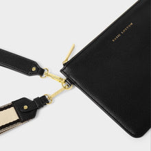 Load image into Gallery viewer, Hallie Wristlet Pouch - Black