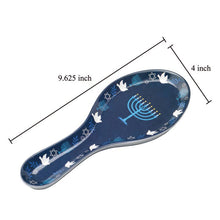 Load image into Gallery viewer, Hanukkah Melamine Spoon Rest
