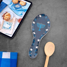 Load image into Gallery viewer, Hanukkah Melamine Spoon Rest