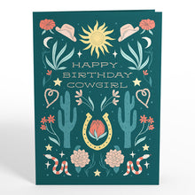Load image into Gallery viewer, Happy Birthday Cowgirl Lovepop Card