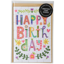 Load image into Gallery viewer, Happy Birthday Puzzle Card