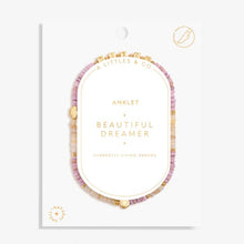 Load image into Gallery viewer, Happy Little Moments 'Beautiful Dreamer' Anklet In Gold-Tone Plating