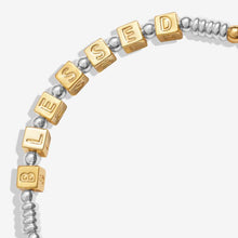 Load image into Gallery viewer, Happy Little Moments 'Birthday Blessings' Bracelet In Silver And Gold-Tone Plating