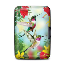 Load image into Gallery viewer, Hummingbird Red Armored Wallet - RFID blocking
