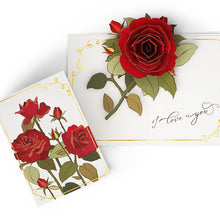 Load image into Gallery viewer, I Love You Roses Lovepop Card