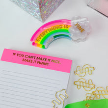 Load image into Gallery viewer, If You Can't Make It Nice Make it Funny - Notepad - Pink