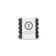 Load image into Gallery viewer, Jet Black Tiny Hair Ties Set of 5