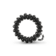 Load image into Gallery viewer, Jet Black Tiny Hair Ties Set of 5