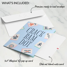 Load image into Gallery viewer, Crack Bam Dot Mahjong Lovepop Card