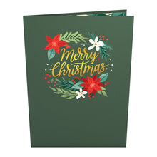 Load image into Gallery viewer, Christmas Poinsettia Bloom Lovepop Card