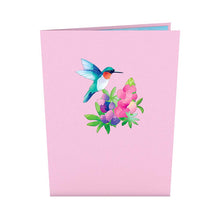 Load image into Gallery viewer, Lupine Hummingbird Lovepop Card