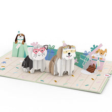Load image into Gallery viewer, Birthday Cats and Dogs Lovepop Card