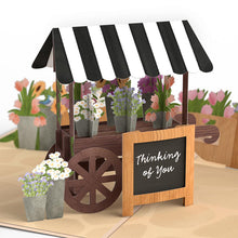 Load image into Gallery viewer, Thinking of You Flower Cart Lovepop Card