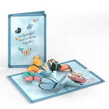 Load image into Gallery viewer, Celebration of Life Sympathy Butterflies Lovepop Card