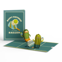 Load image into Gallery viewer, Pickleball Birthday Baller Lovepop Card