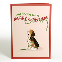 Load image into Gallery viewer, Christmas Dog Stockings Lovepop Card