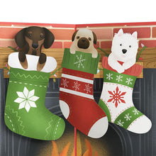 Load image into Gallery viewer, Christmas Dog Stockings Lovepop Card