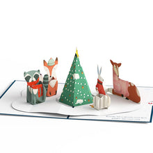 Load image into Gallery viewer, Peace & Joy Woodland Gathering Lovepop Card