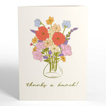 Load image into Gallery viewer, Thanks a Bunch Bouquet Lovepop Card