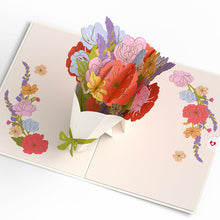 Load image into Gallery viewer, Thanks a Bunch Bouquet Lovepop Card