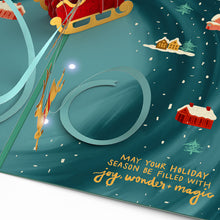 Load image into Gallery viewer, Magic of Christmas Santa's Sleigh Light-Up Lovepop card