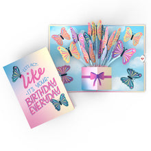 Load image into Gallery viewer, Act Like It's Your Birthday Butterflies Lovepop Card