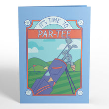 Load image into Gallery viewer, Time to Par-Tee Birthday Golf Lovepop Card