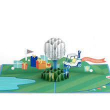 Load image into Gallery viewer, Time to Par-Tee Birthday Golf Lovepop Card