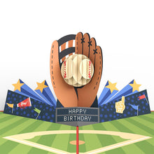 Load image into Gallery viewer, Grand Slam Birthday Baseball Lovepop Card