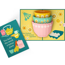 Load image into Gallery viewer, You Bake the World a Better Place Lovepop Card