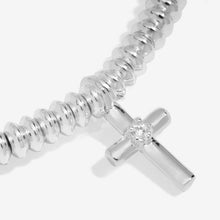 Load image into Gallery viewer, Laboratory Grown Diamond A Little 'Faith' Bracelet In Silver Plating