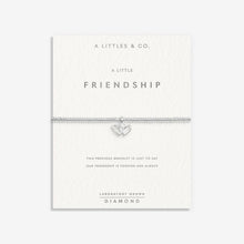 Load image into Gallery viewer, Laboratory Grown Diamond A Little 'Friendship' Bracelet In Silver Plating