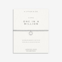 Load image into Gallery viewer, Laboratory Grown Diamond A Little 'One in A Million' Bracelet In Silver Plating
