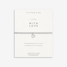 Load image into Gallery viewer, Laboratory Grown Diamond A Little 'With Love' Bracelet In Silver Plating