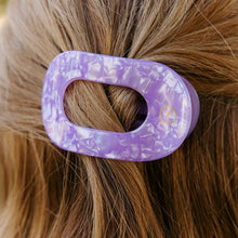 Load image into Gallery viewer, Lavender Mist Medium Flat Round Hair Clip