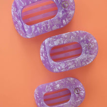 Load image into Gallery viewer, Lavender Mist Medium Flat Round Hair Clip
