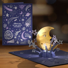 Load image into Gallery viewer, Love You To the Moon and Back Light-Up Lovepop Card