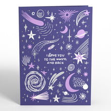 Load image into Gallery viewer, Love You To the Moon and Back Light-Up Lovepop Card