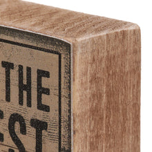 Load image into Gallery viewer, Luckiest Dad I'm Your Kid - Block Sign