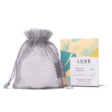 Load image into Gallery viewer, Luxe Eucalyptus + Aloe Shower Steamer Fizzy Bomb