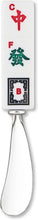 Load image into Gallery viewer, Mahjong Honor Suits Zinc Cheese Spreader - Set of 2