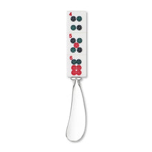 Load image into Gallery viewer, Mahjong Stones Zinc Cheese Spreader- Set of 2