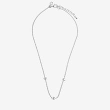 Load image into Gallery viewer, Mini Charms Hearts Necklace In Silver Plating
