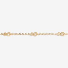 Load image into Gallery viewer, Mini Charms Infinity Bracelet In Gold-Tone Plating